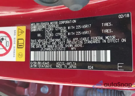 2018 Lexus Nx 300 z USA, uszkodzony, nr VIN JTJYARBZXJ2105373